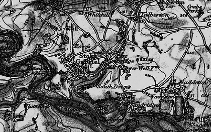 Old map of Port Bridge in 1898