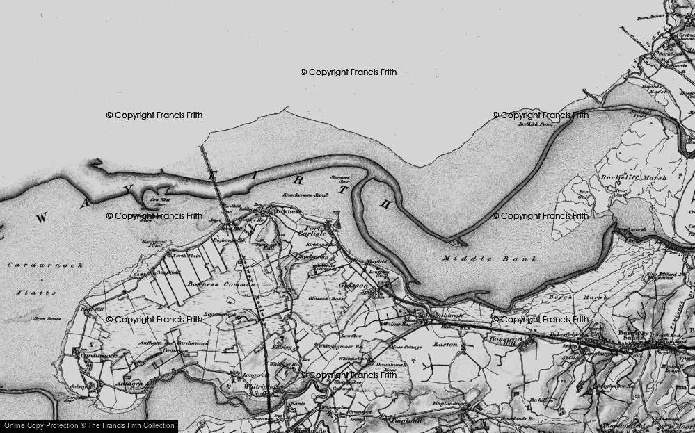 Old Map of Port Carlisle, 1897 in 1897