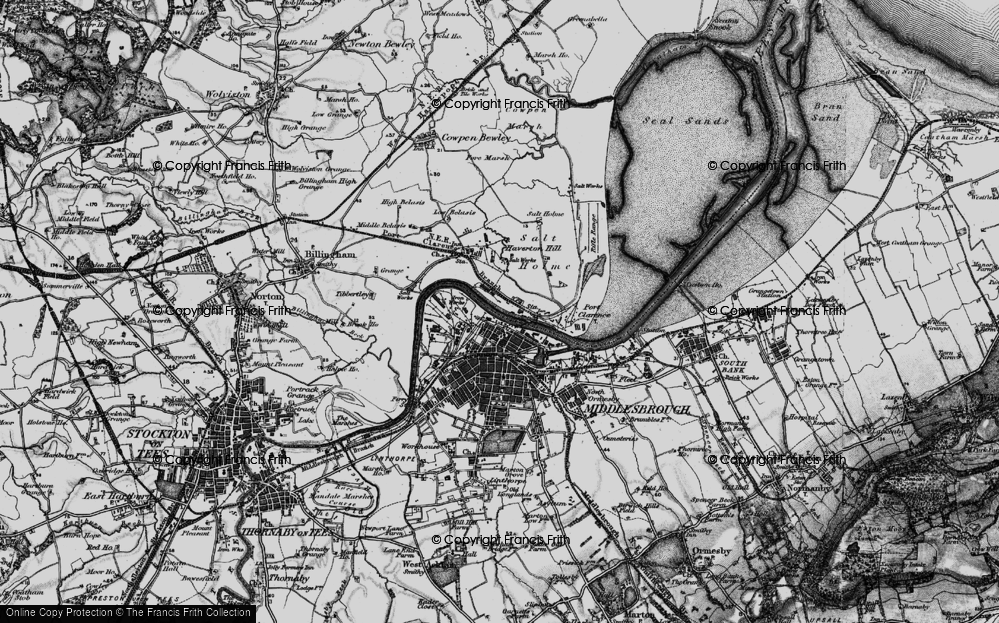Old Map of Port Clarence, 1898 in 1898