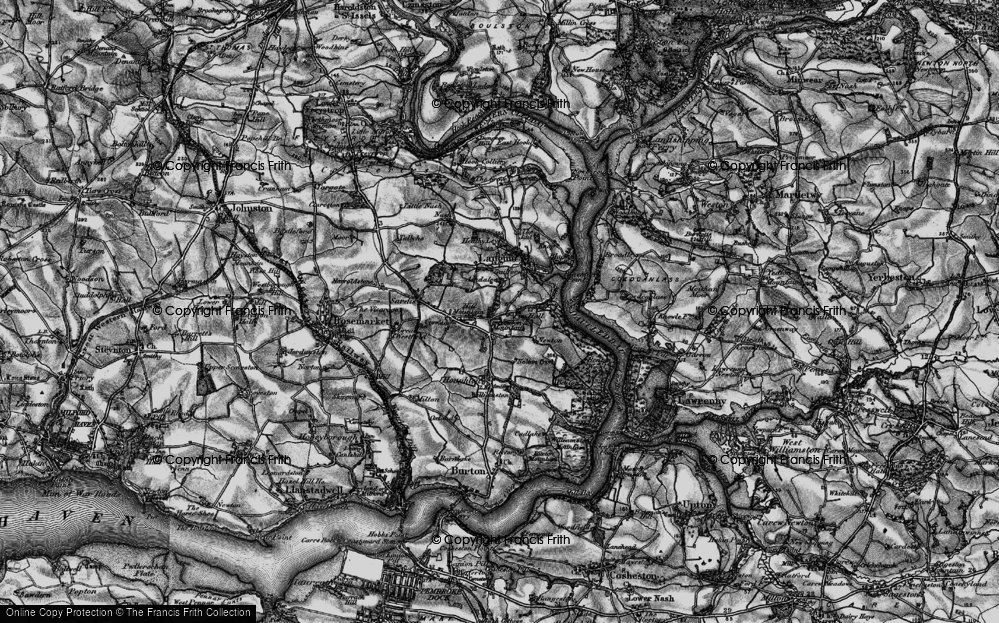 Old Map of Port Lion, 1898 in 1898