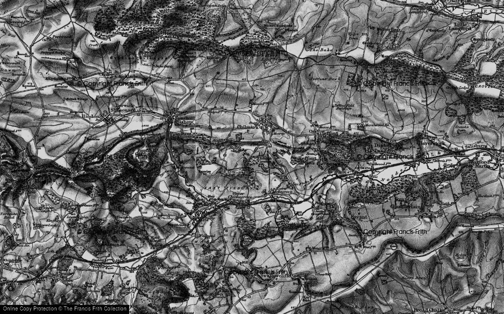 Old Map of Portash, 1895 in 1895