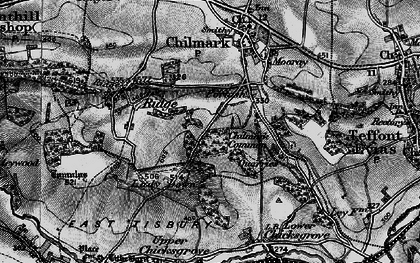 Old map of Portash in 1895