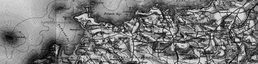 Old map of Porteath in 1895