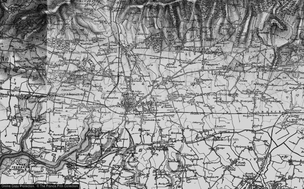 Old Map of Portfield, 1895 in 1895