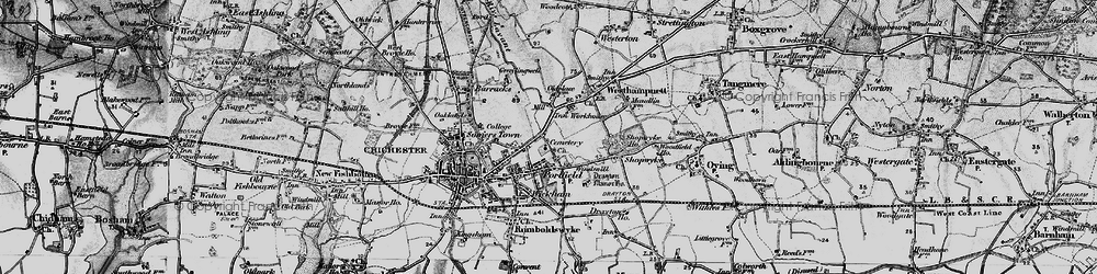 Old map of Portfield in 1895