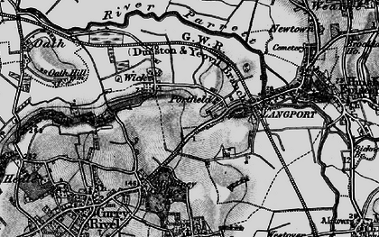 Old map of Portfield in 1898