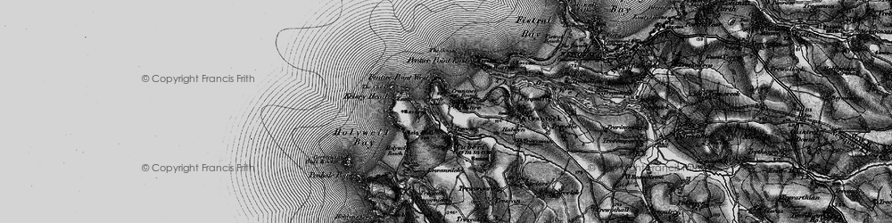 Old map of Porth Joke in 1895