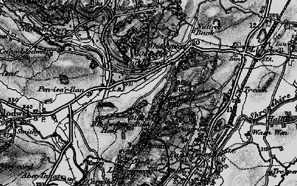 Old map of Porth-y-waen in 1897