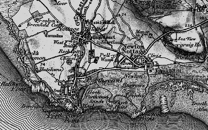 Old map of Porthcawl in 1897