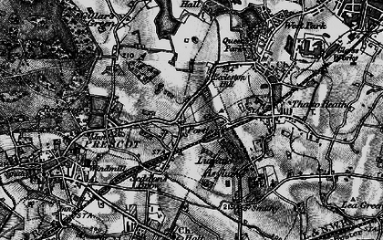 Old map of Portico in 1896