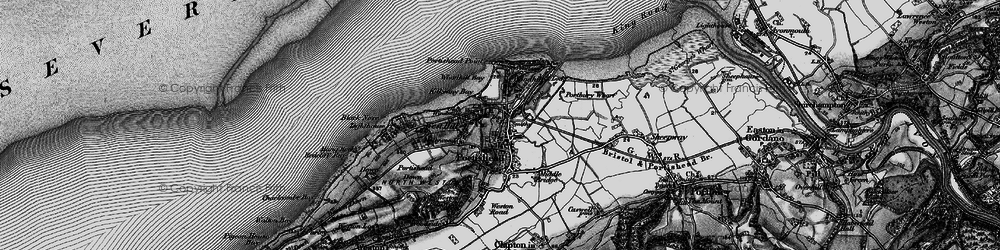 Old map of Portishead in 1898