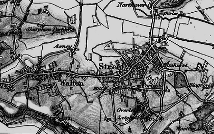 Old map of Portland in 1898