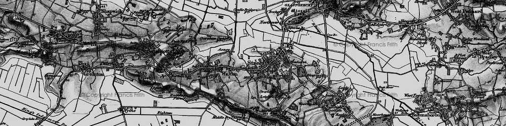 Old map of Portland in 1898