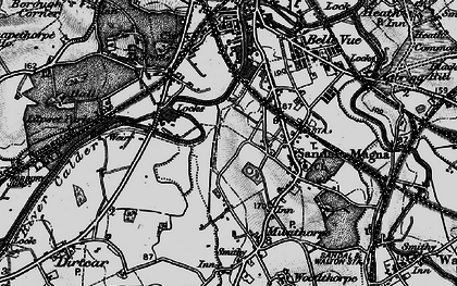 Old map of Portobello in 1896