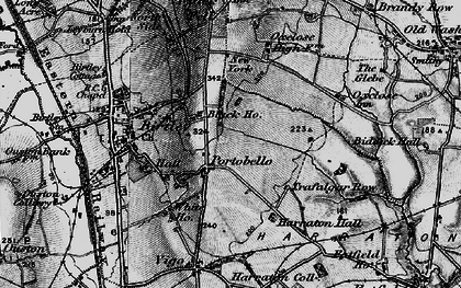 Old map of Portobello in 1898