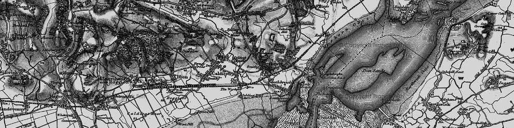 Old map of Sudbrook in 1897