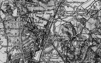 Old map of Portswood in 1895
