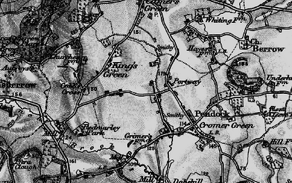 Old map of Portway in 1896