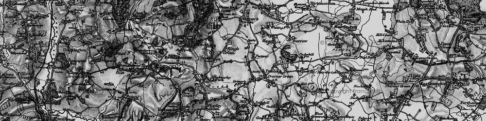 Old map of Portway in 1896