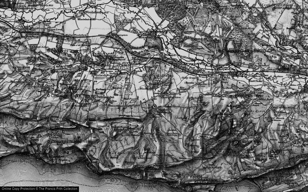 Old Map of Portway, 1897 in 1897