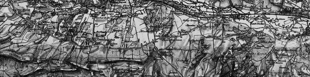 Old map of Portway in 1897
