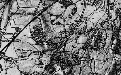 Old map of Haywood Lodge in 1898