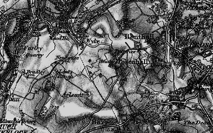 Old map of Posenhall in 1899