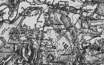 Old map of Bagmoor Common in 1895