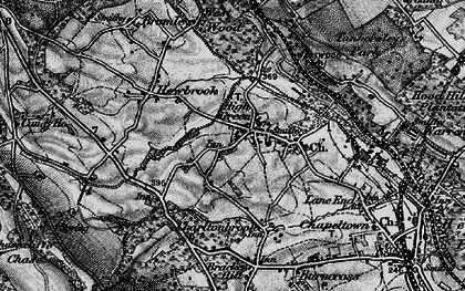 Old map of Potter Hill in 1896