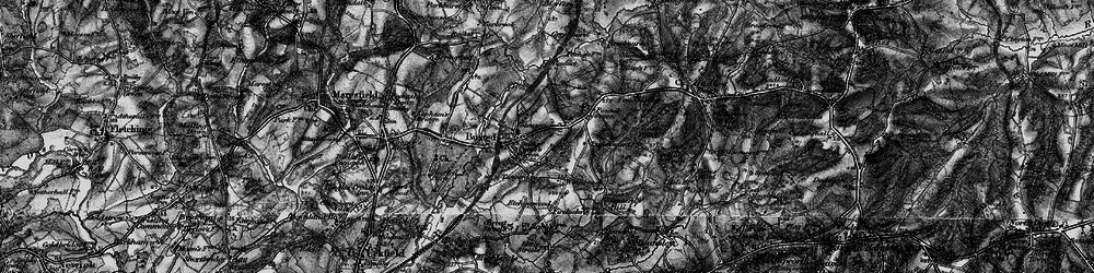 Old map of Potter's Green in 1895