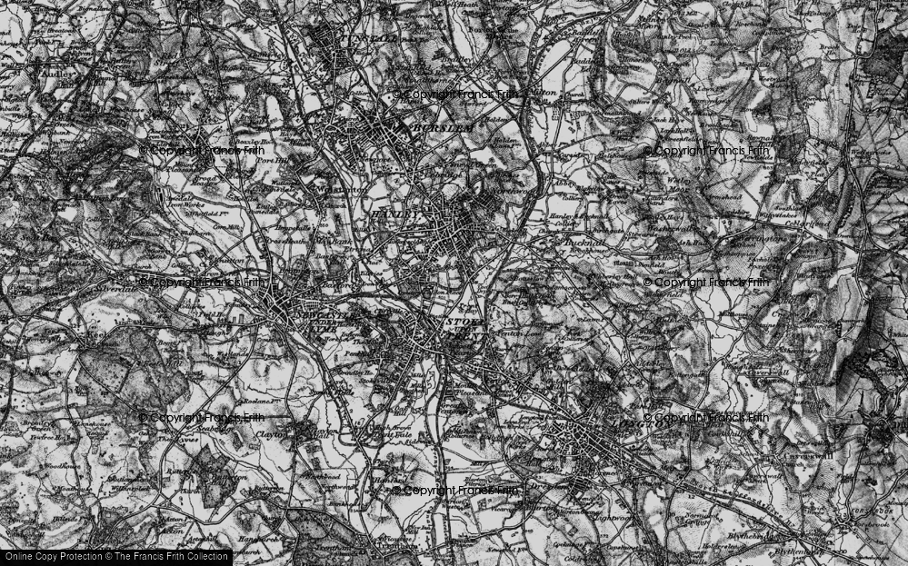 Old Map of Potteries, The, 1897 in 1897