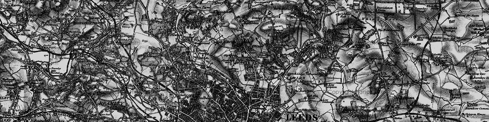 Old map of Potternewton in 1898