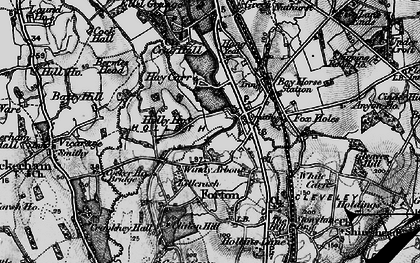 Old map of Potters Brook in 1896