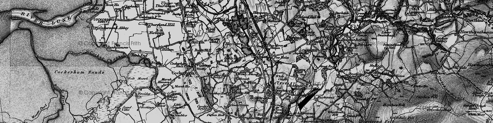 Old map of Berries Head in 1896