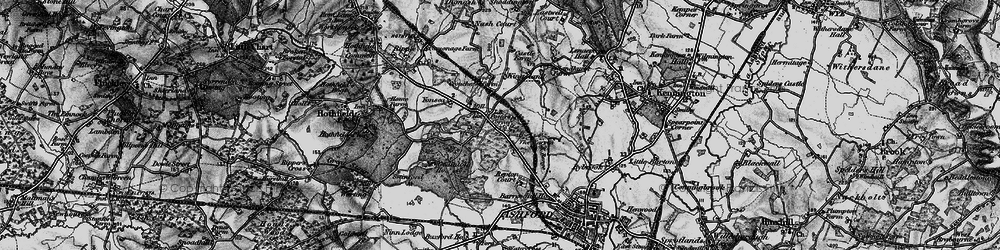 Old map of Potters Corner in 1895