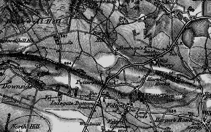 Old map of Potters Hill in 1898