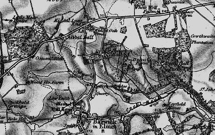 Old map of Potterton in 1898