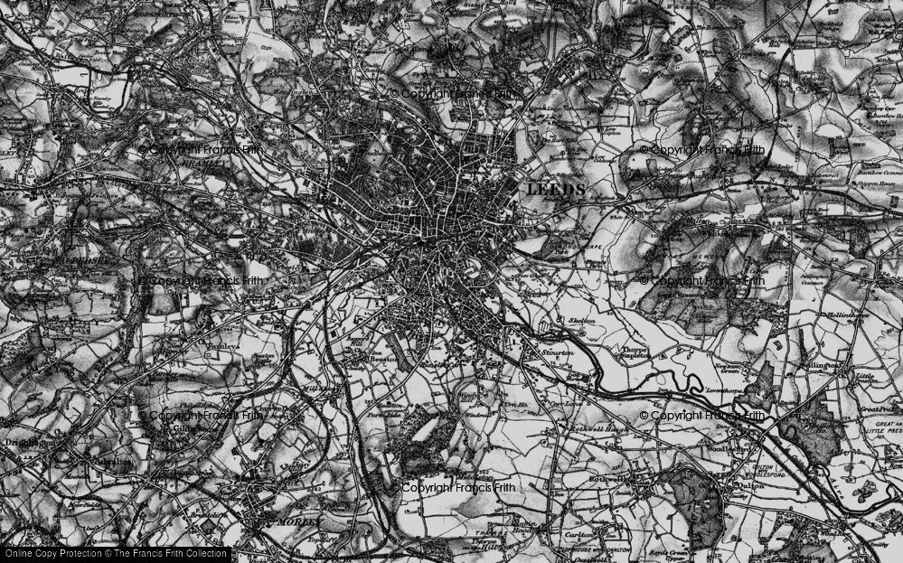 Old Map of Pottery Field, 1896 in 1896