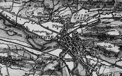 Old map of Pottington in 1898