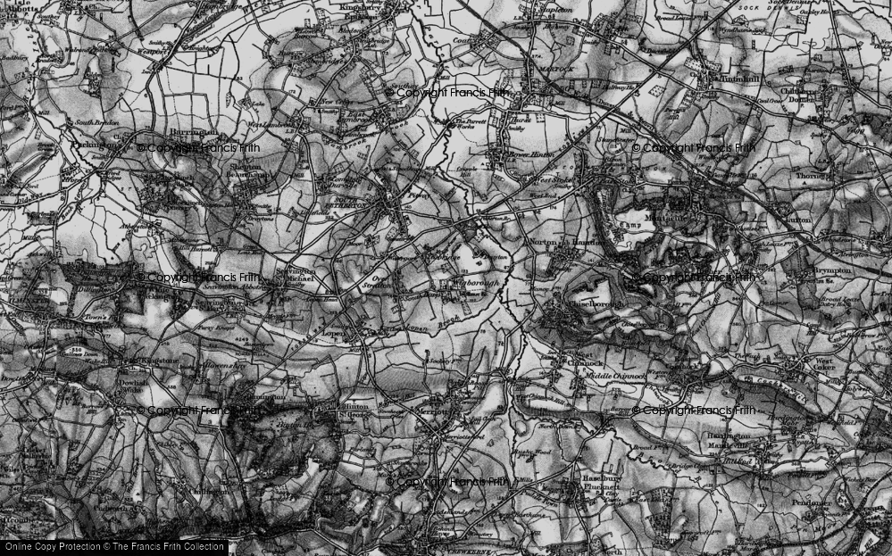 Old Map of Pound, 1898 in 1898