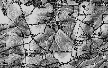 Old map of Pound Green in 1895