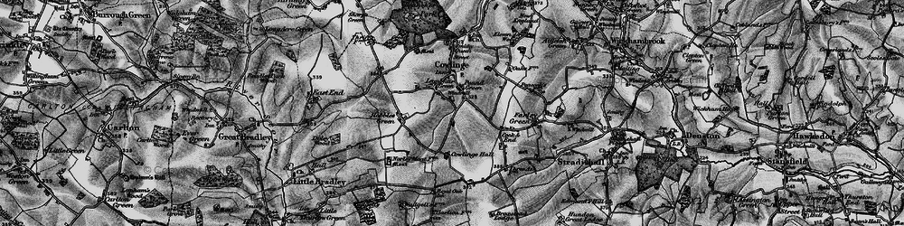 Old map of Pound Green in 1895
