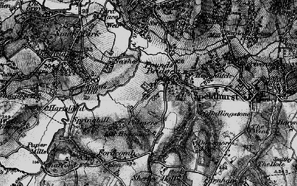 Old map of Poundsbridge in 1895
