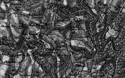 Old map of Aish Tor in 1898