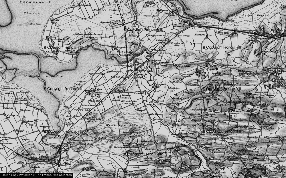 Old Map of Historic Map covering Mossend in 1897