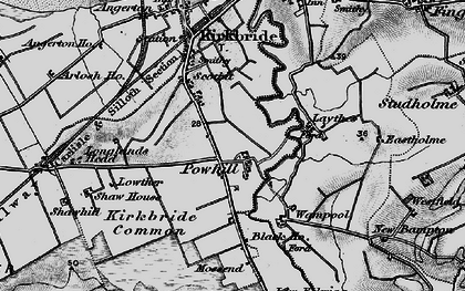 Old map of Powhill in 1897
