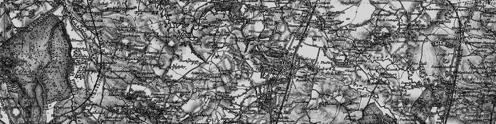 Old map of Lindow Common in 1896