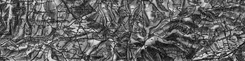 Old map of Powntley Copse in 1895