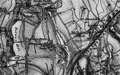 Old map of Poyntington in 1898
