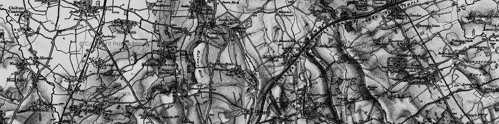 Old map of Poyntington in 1898